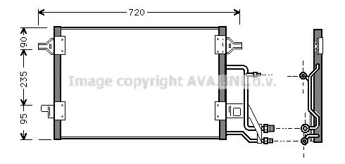 AVA QUALITY COOLING AI 5140 Радіатор кондиціонера