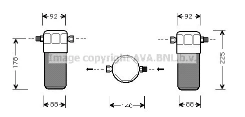 AVA QUALITY COOLING AI D154 Осушитель кондиционера