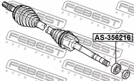 Febest AS-356216 Подвесной подшипник