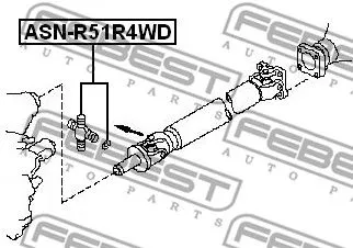 Febest ASN-R51R4WD Автозапчастини