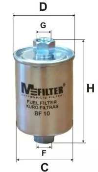 MFILTER BF10 Топливный фильтр