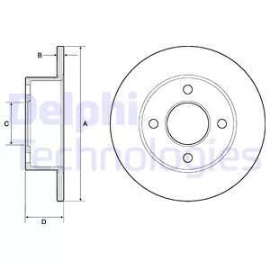 Delphi BG2343 Диски