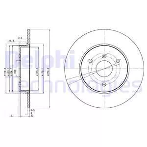 Delphi BG3526 Диски