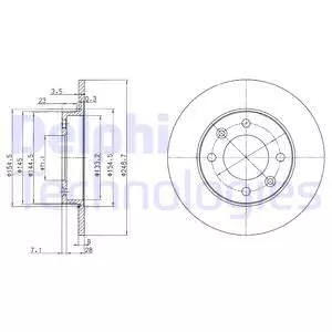 Delphi BG3653 Диски