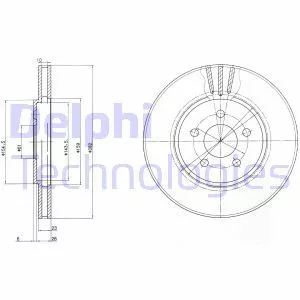 Delphi BG4000 Гальмівні диски