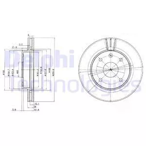 Delphi BG4003 Гальмівні диски