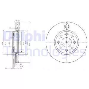 Delphi BG4004 Гальмівні диски