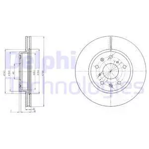 Delphi BG4093C Гальмівні диски