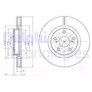 Delphi BG4114C Тормозные диски