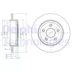 Delphi BG4160 Тормозные диски