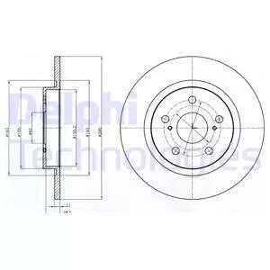 Delphi BG4200C Тормозные диски