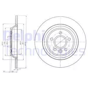 Delphi BG4239C Тормозные диски