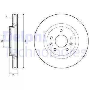 Delphi BG4770C Тормозные диски