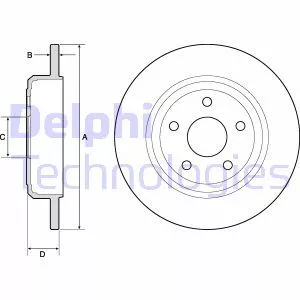 Delphi BG4772C Гальмівні диски