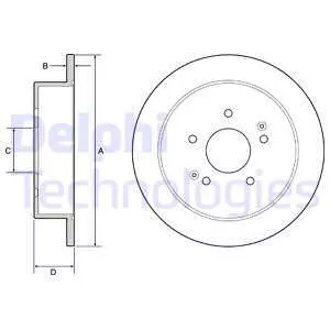 Delphi BG4940C Гальмівні диски