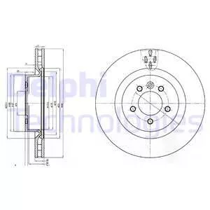 Delphi BG9007C Тормозные диски