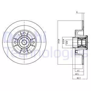 Delphi BG9028RSC Диски