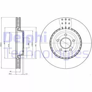 Delphi BG9110C Гальмівні диски