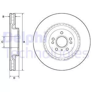 Delphi BG9175C Тормозные диски