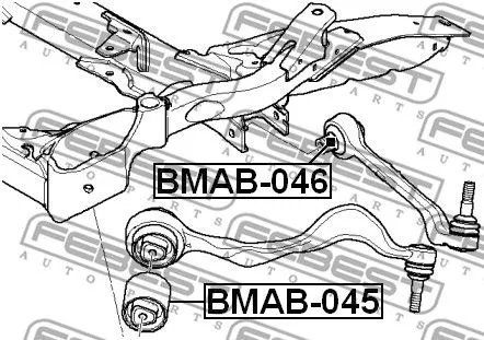 Febest BMAB-045 Сайлентблок ричагу