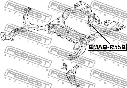 Febest BMAB-R55B Сайлентблок ричагу