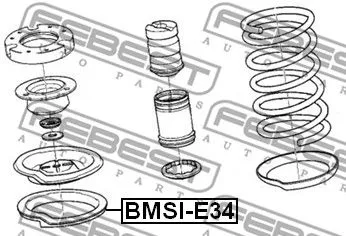 Febest BMSI-E34 Тарелка пружины