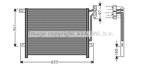 AVA QUALITY COOLING BW5203 Радіатор кондиціонера