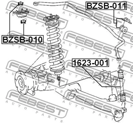 Febest BZSB-011 Втулка стабилизатора