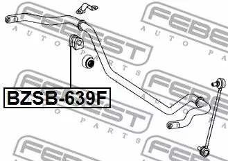 Febest BZSB-639F Втулка стабилизатора