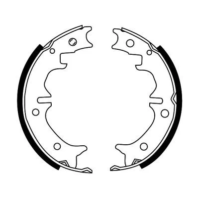 ABE C02081ABE Колодки ручника