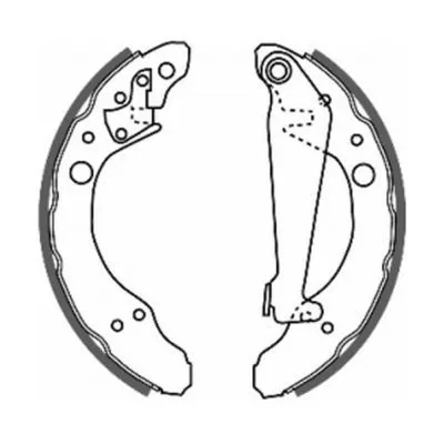 ABE C0A002ABE Гальмівні колодки