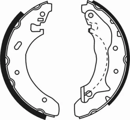 ABE C0G024ABE Тормозные колодки