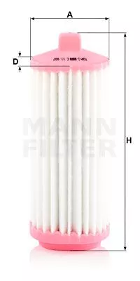MANN-FILTER C11007 Воздушный фильтр