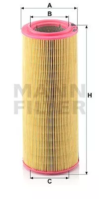 MANN-FILTER C 12 104 Повітряний фільтр