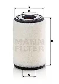 MANN-FILTER C 14 011 Повітряний фільтр