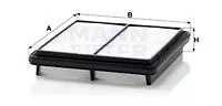 MANN-FILTER C2229 Воздушный фильтр