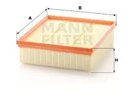 MANN-FILTER C 25 122 Воздушный фильтр