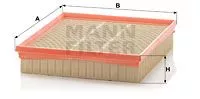 MANN-FILTER C25135 Повітряний фільтр