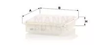 MANN-FILTER C 25 654 Воздушный фильтр