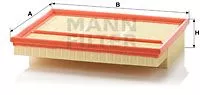 MANN-FILTER C30195/2 Повітряний фільтр