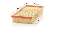 MANN-FILTER C 3284/2 Повітряний фільтр