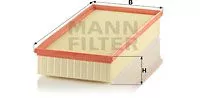 MANN-FILTER C39002 Воздушный фильтр