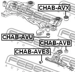 Febest CHAB-AVES Сайлентблок рычага