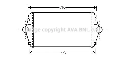 AVA QUALITY COOLING CN 4086 Інтеркулер