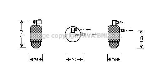 AVA QUALITY COOLING CN D164 Осушувач