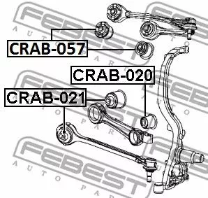 Febest CRAB-021 Сайлентблок рычага