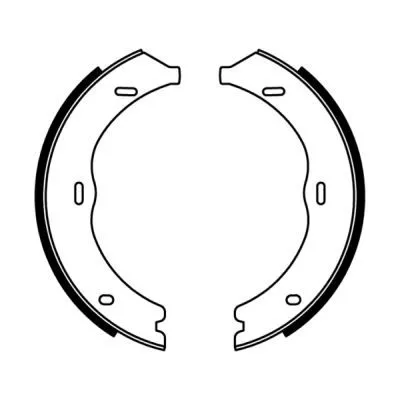 ABE CRM008ABE Колодки ручника