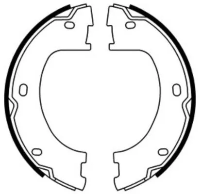 ABE CRM013ABE Колодки ручника