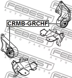 Febest CRMB-GRCHF Подушка двигателя