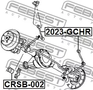 Febest CRSB-002 Втулка стабілізатора